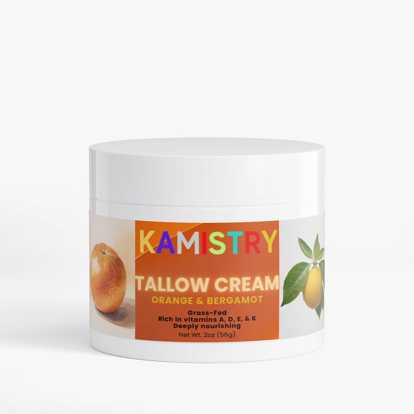 KAMISTRY Tallow Cream Orange & Bergamot