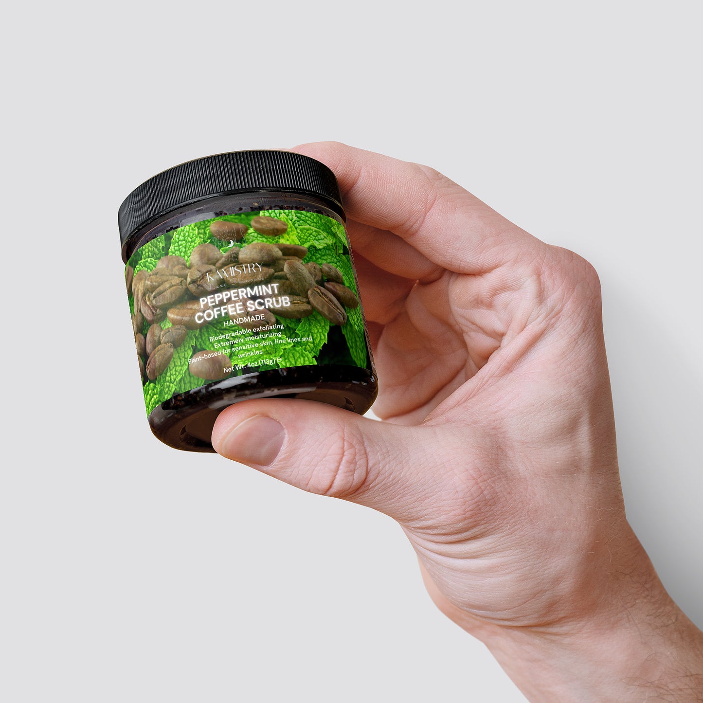 KAMISTRY Peppermint Coffee Scrub