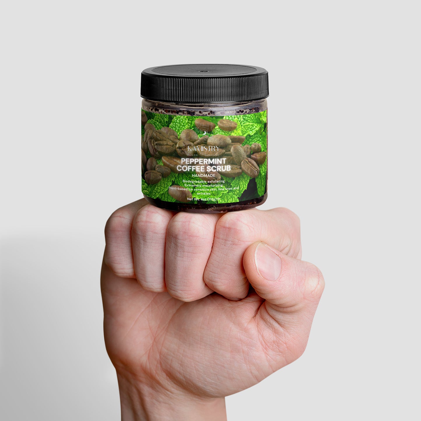 KAMISTRY Peppermint Coffee Scrub