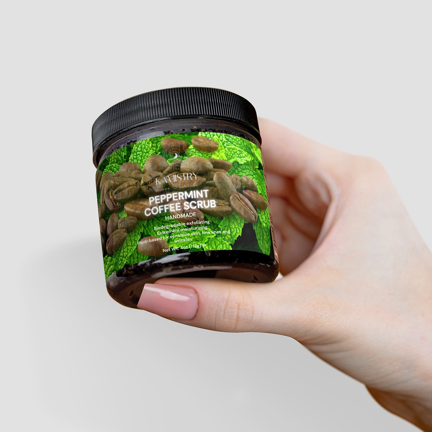 KAMISTRY Peppermint Coffee Scrub