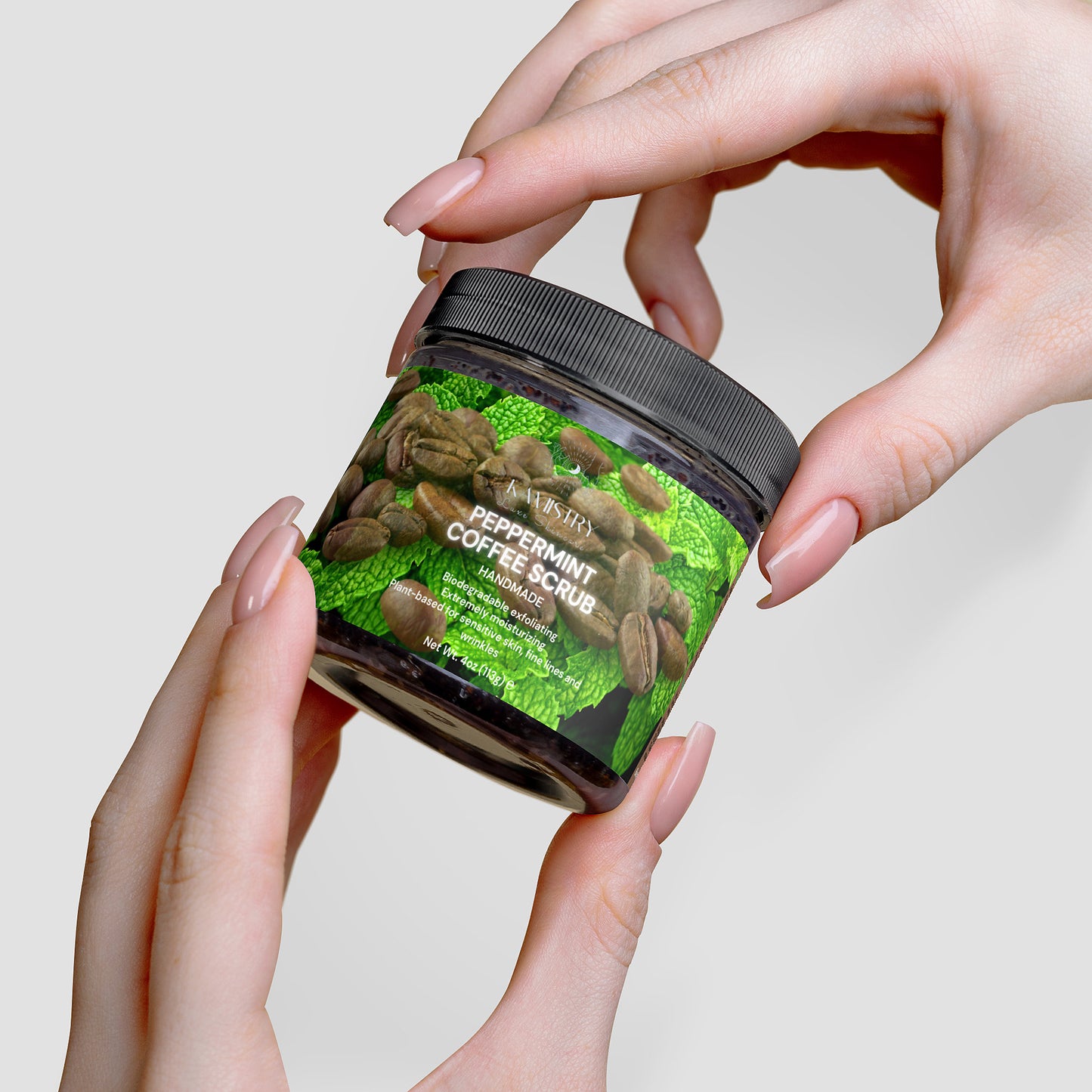 KAMISTRY Peppermint Coffee Scrub