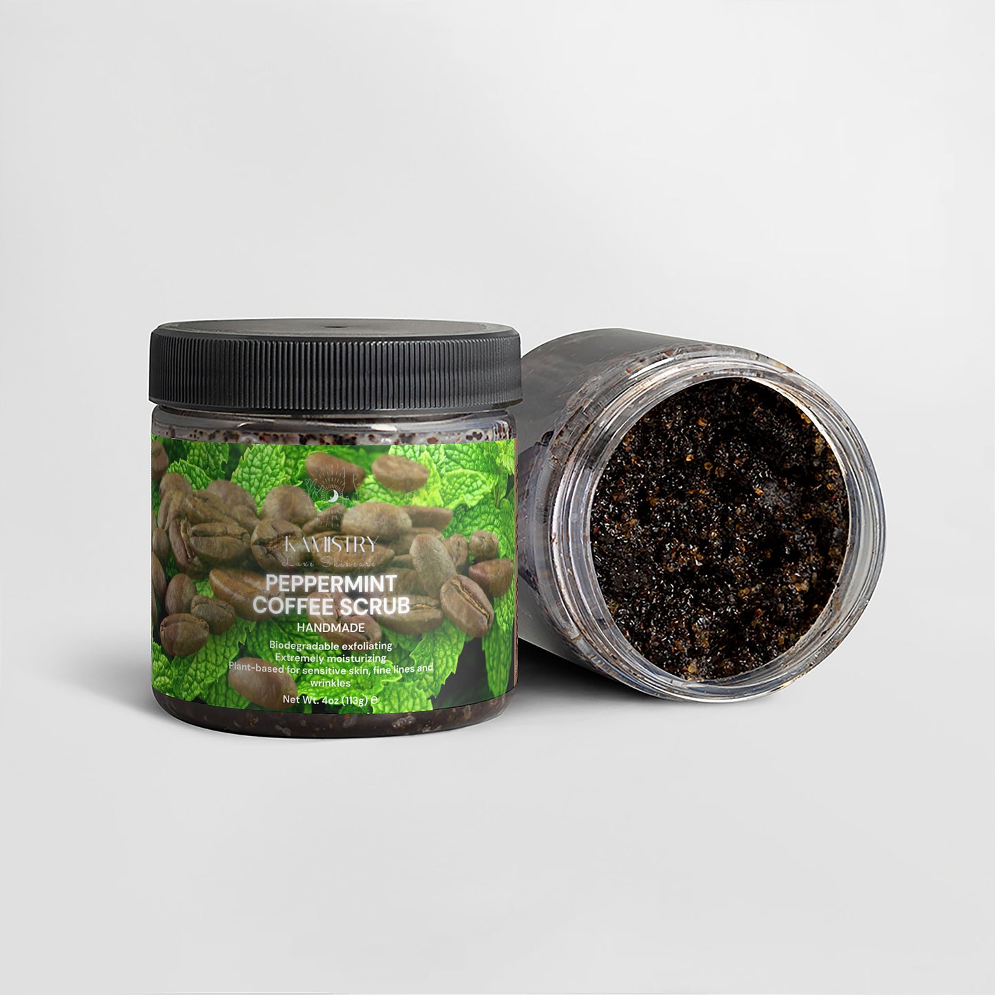 KAMISTRY Peppermint Coffee Scrub
