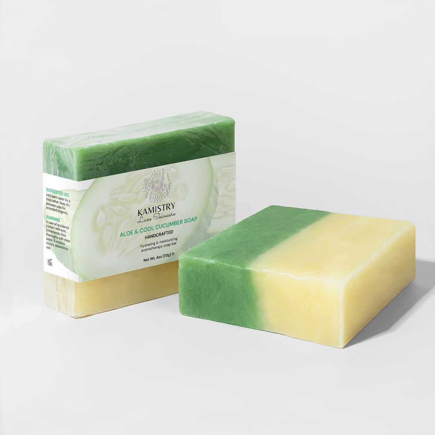 KAMISTRY Aloe & Cool Cucumber Soap