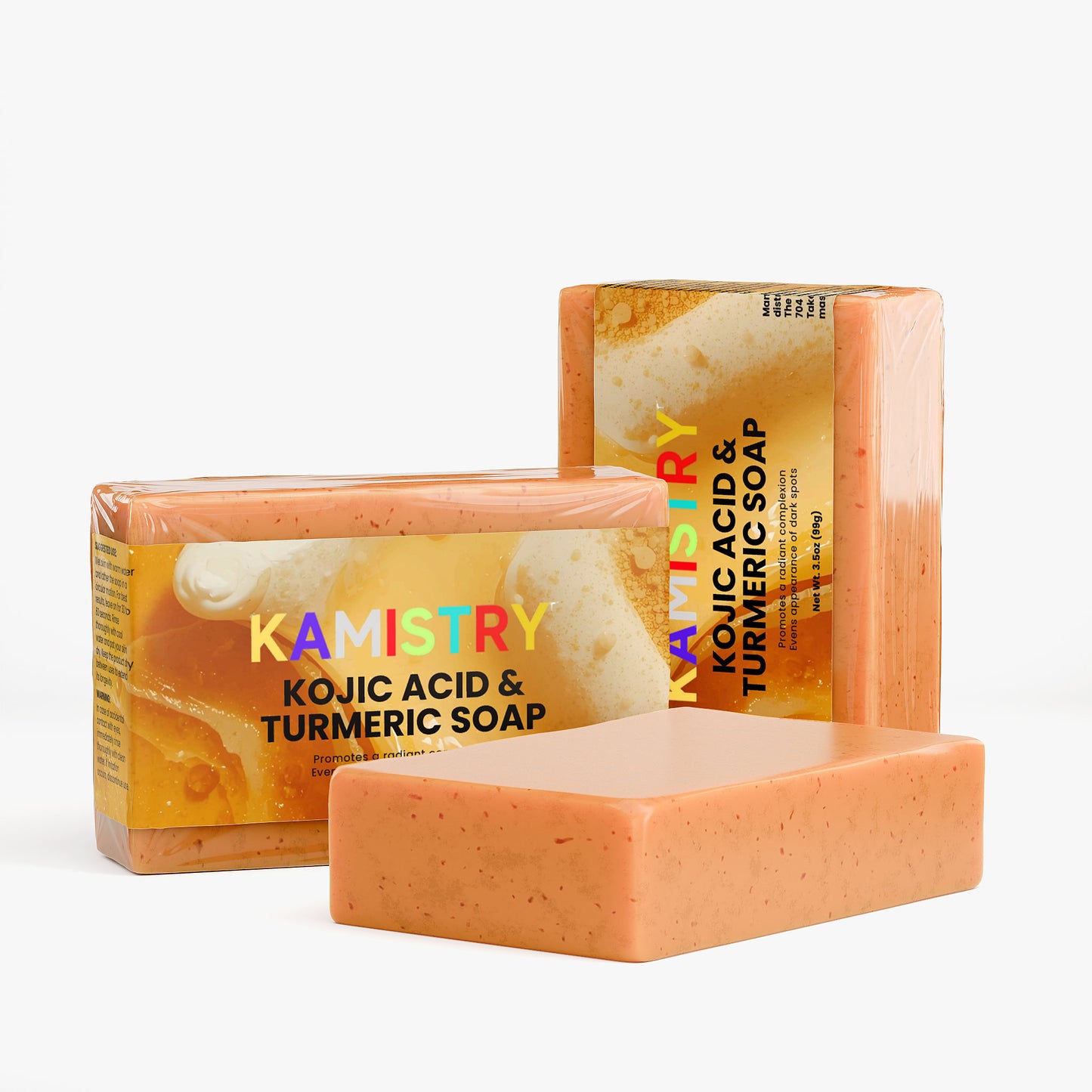 KAMISTRY Kojic Acid & Turmeric Soap