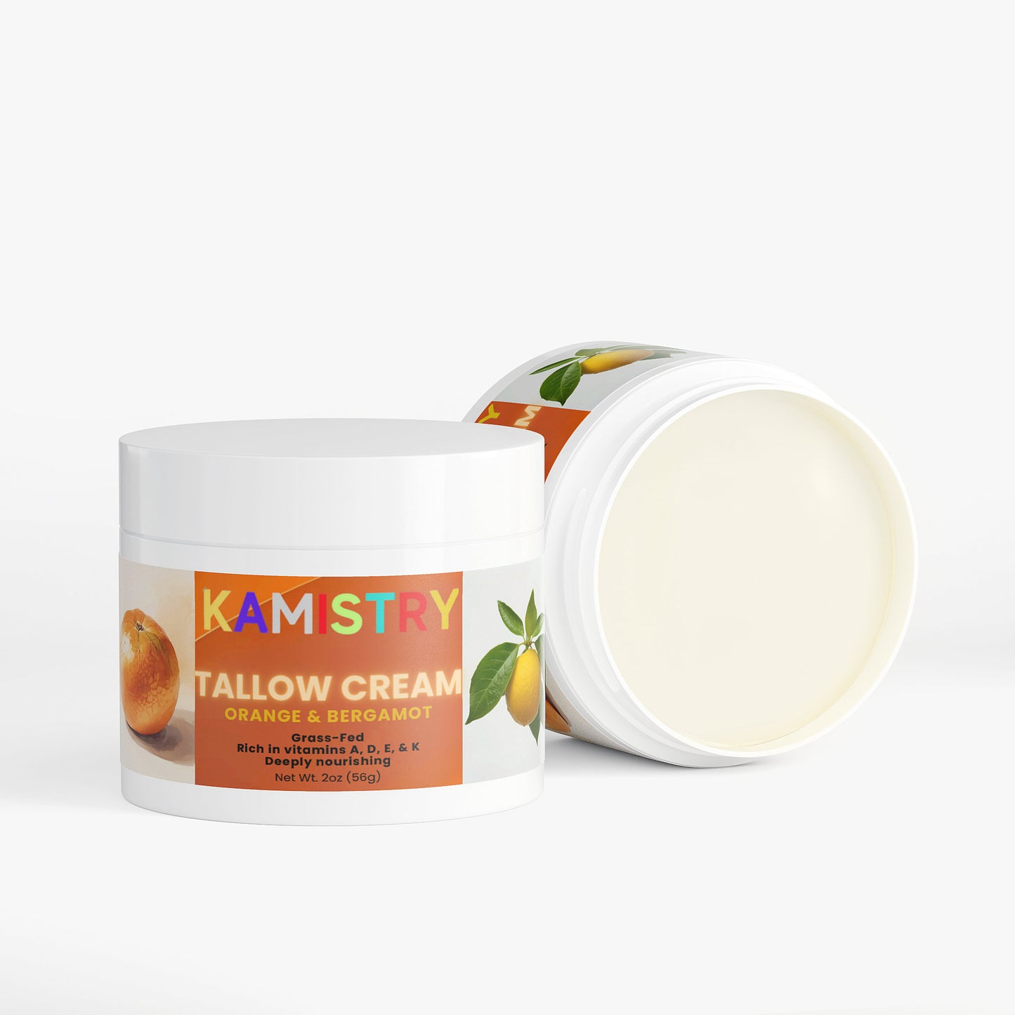 KAMISTRY Tallow Cream Orange & Bergamot