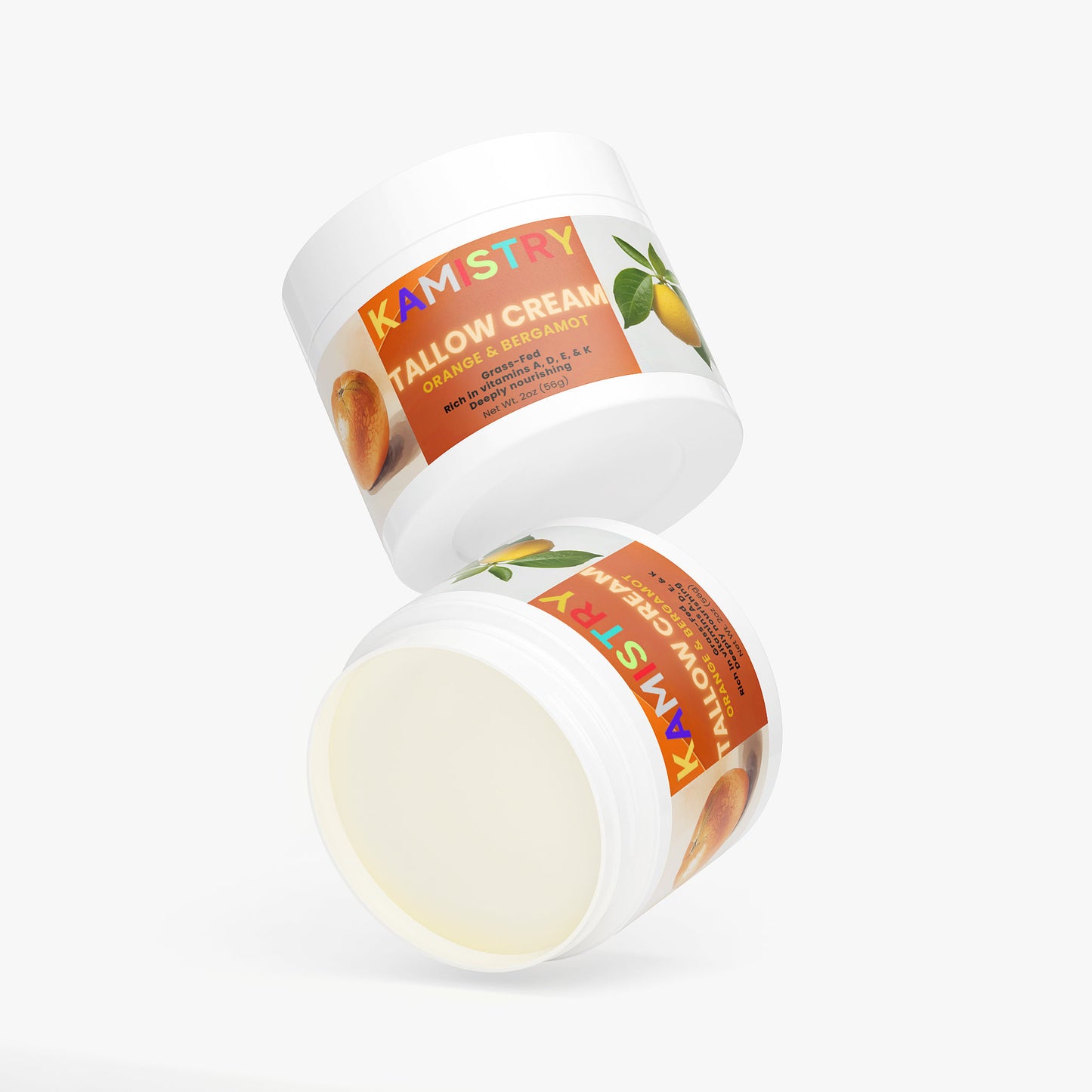 KAMISTRY Tallow Cream Orange & Bergamot